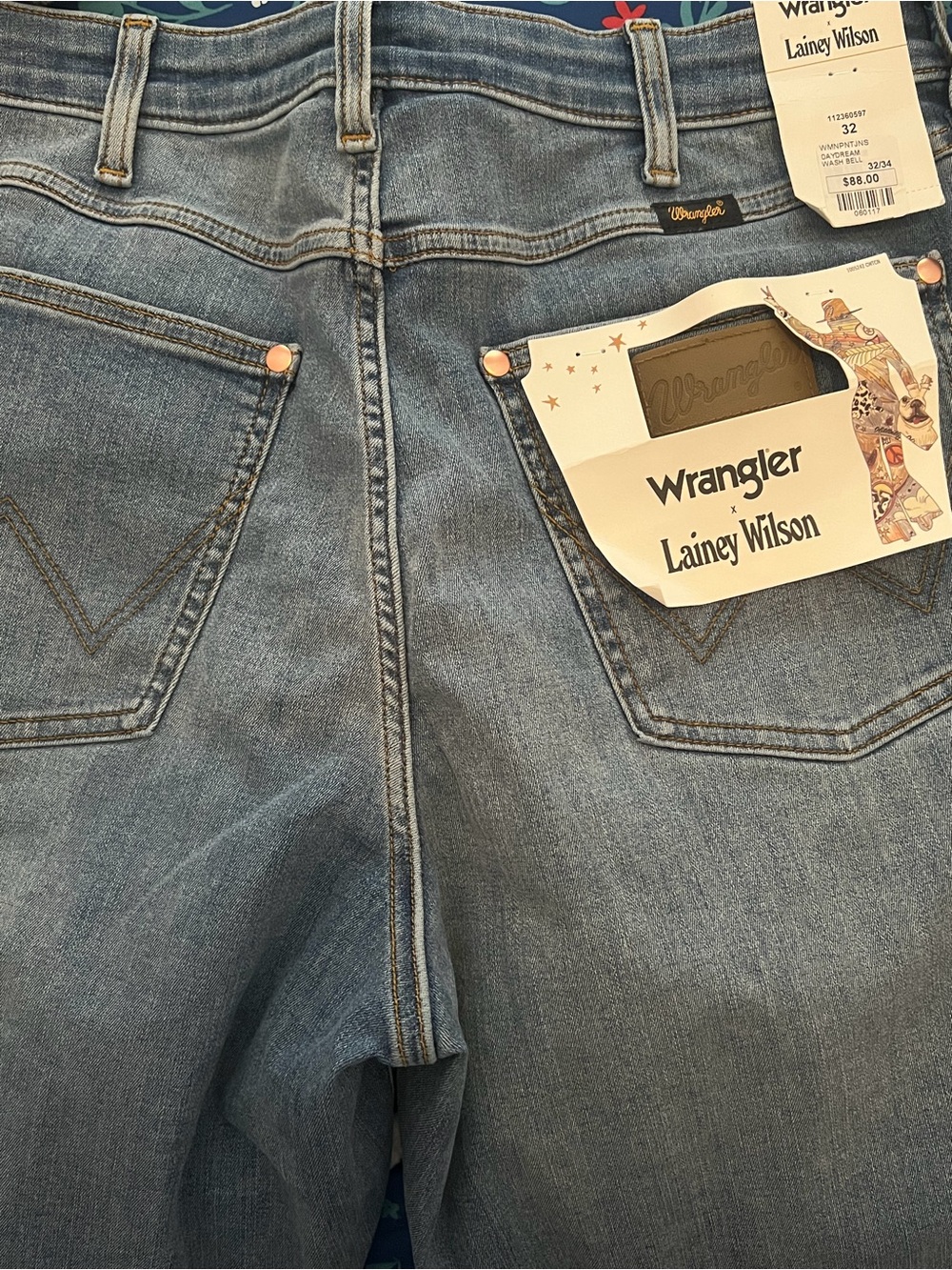 Wrangler Lainey Wilson Light Blue Denim Jeans
